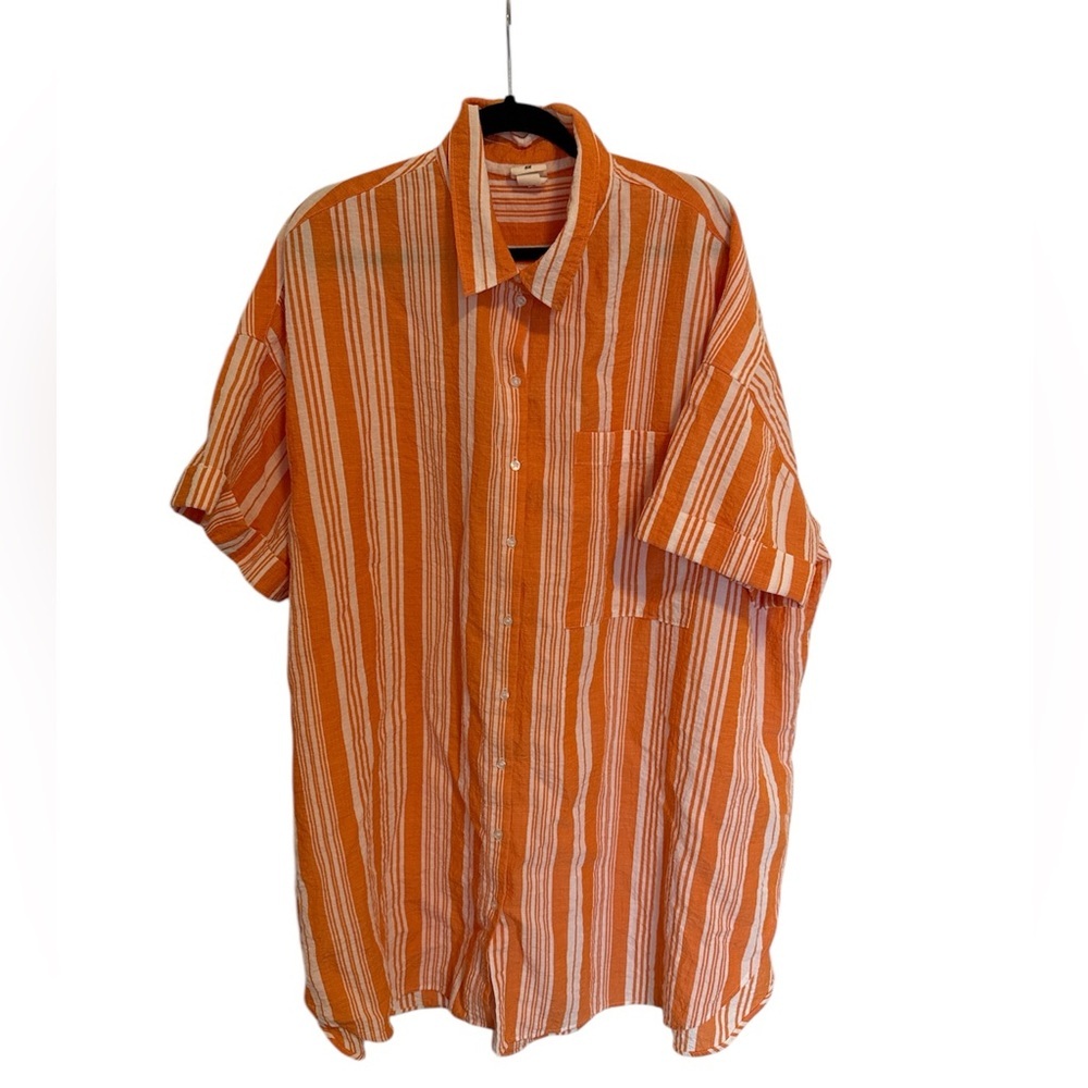 lemlem & h&m stripped shirt/tunic size XL XXL - Picture 2 of 5